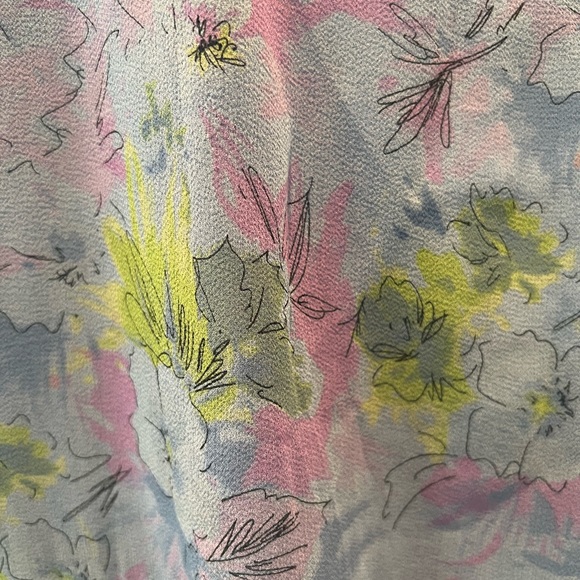 Worthington chiffon ruffled top - Picture 3 of 6